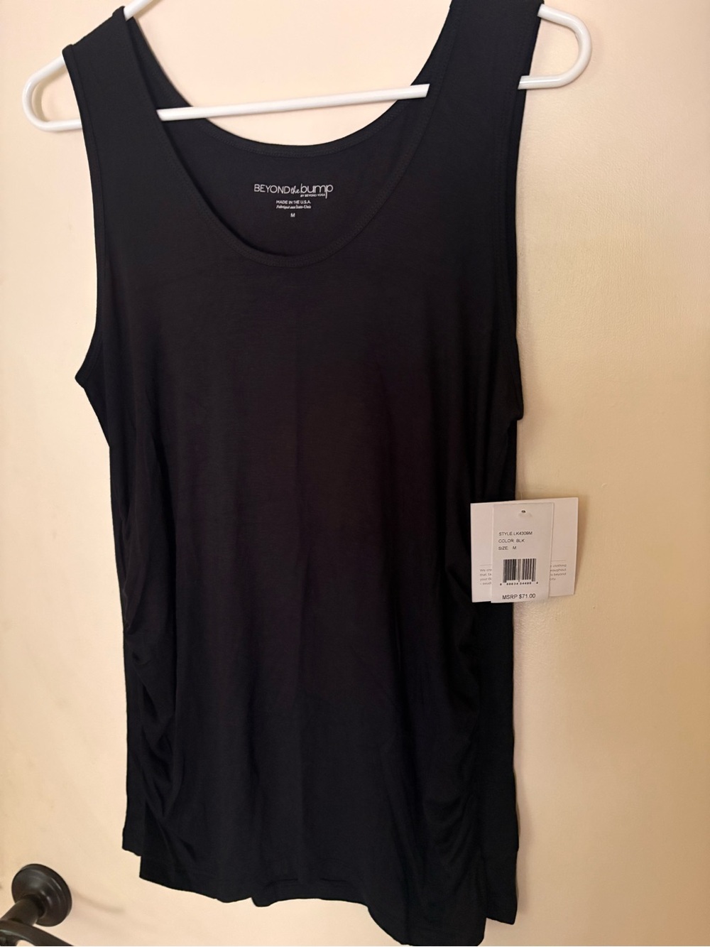 NWT Beyond Yoga, Beyond the Bump tank top, size M